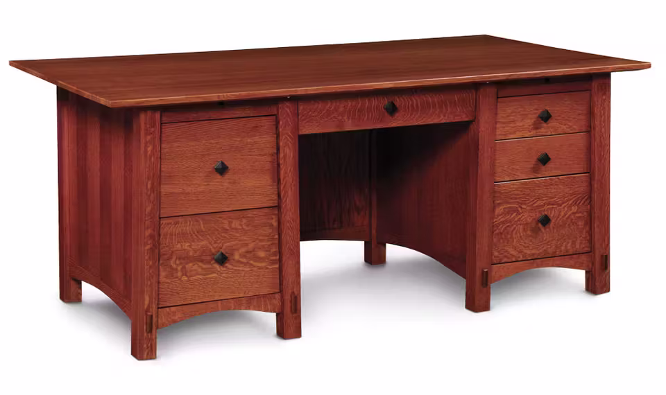 Simply Amish MAMC3669PD McCoy Executive Desk Simply Amish MAMC3669PD McCoy Executive Desk