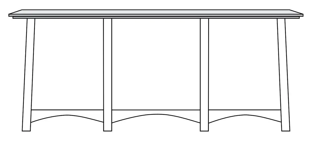 Simply Amish MAMC3669PD McCoy Executive Desk Simply Amish MAMC3669PD McCoy Executive Desk