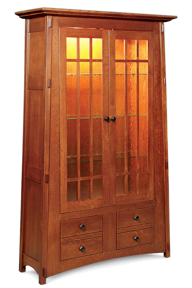 Simply Amish MAMCBOC McCoy Bookcase with Glass Doors Simply Amish MAMCBOC McCoy Bookcase with Glass Doors