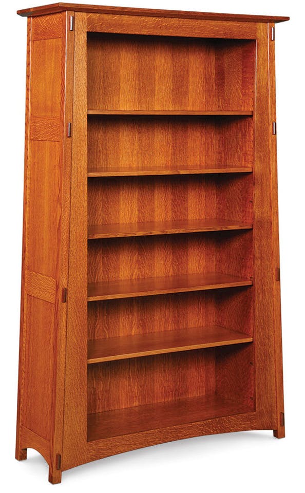 Simply Amish MAMCOB McCoy Open Bookcase - Features five adjustable shelves Simply Amish MAMCOB McCoy Open Bookcase - Features five adjustable shelves