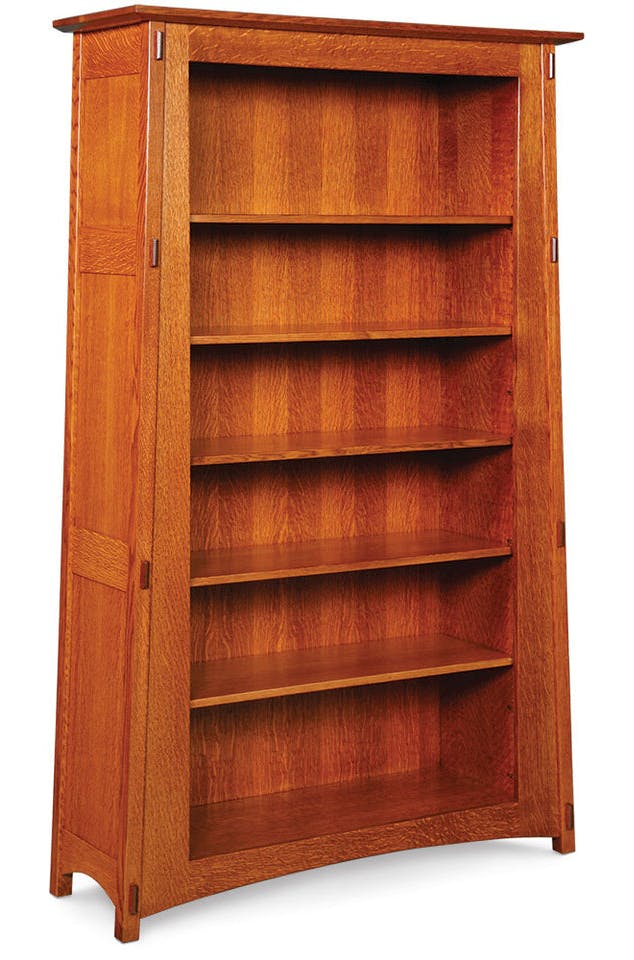 Simply Amish MAMCOB McCoy Open Bookcase - Features five adjustable shelves Simply Amish MAMCOB McCoy Open Bookcase - Features five adjustable shelves