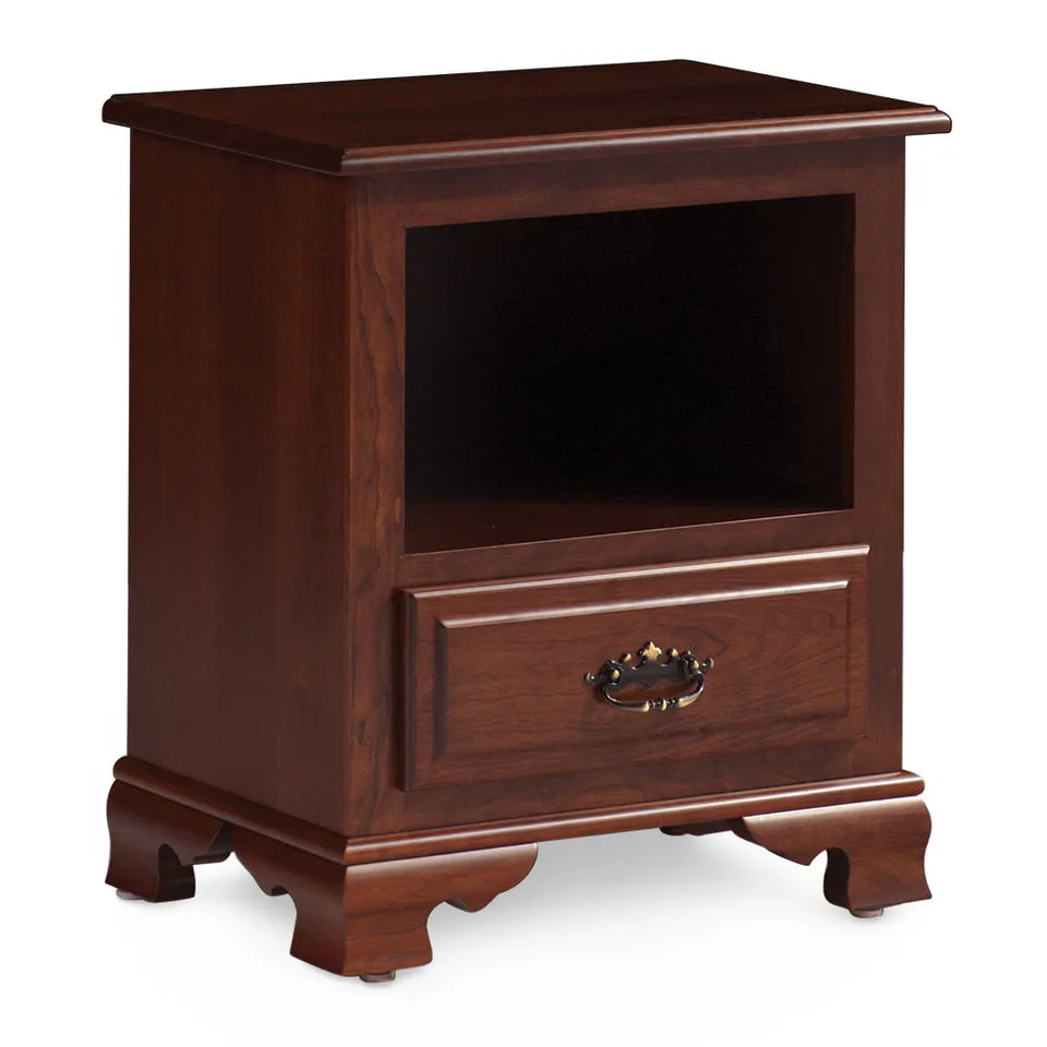 Simply Amish ME305NS Classic Nightstand with Opening