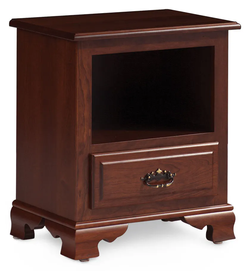 Simply Amish ME305NS Classic Nightstand with Opening Simply Amish ME305NS Classic Nightstand with Opening