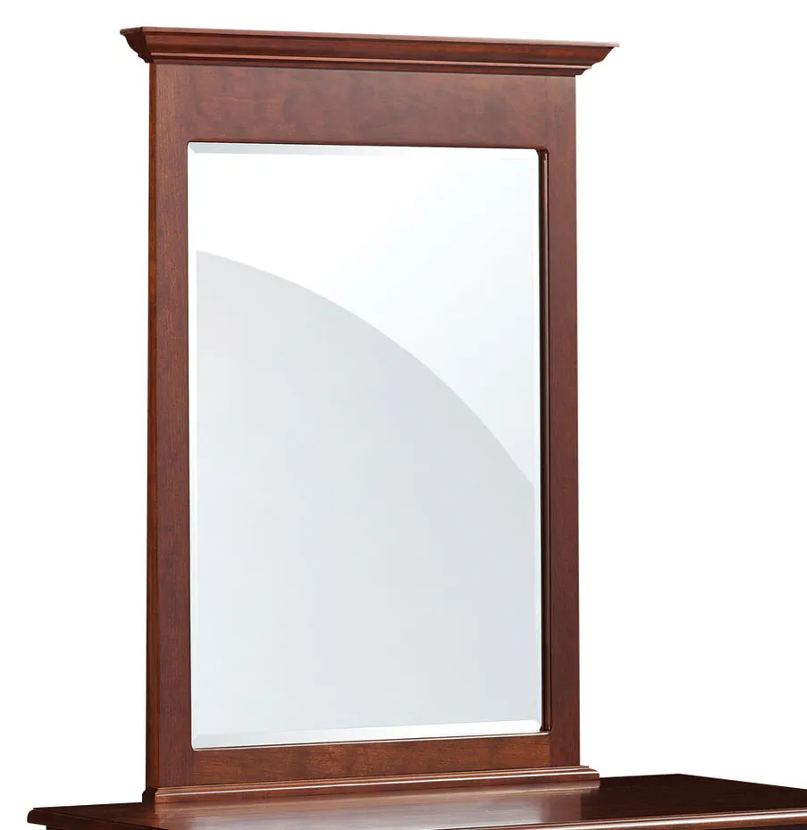 Simply Amish ME317CC Classic Crown Top Center Mirror Simply Amish ME317CC Classic Crown Top Center Mirror
