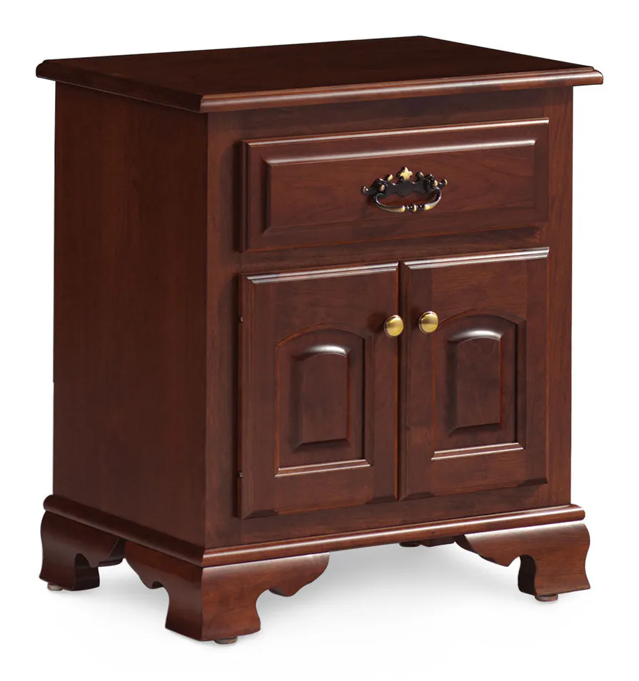Simply Amish ME318NS Classic Nightstand with Doors Simply Amish ME318NS Classic Nightstand with Doors