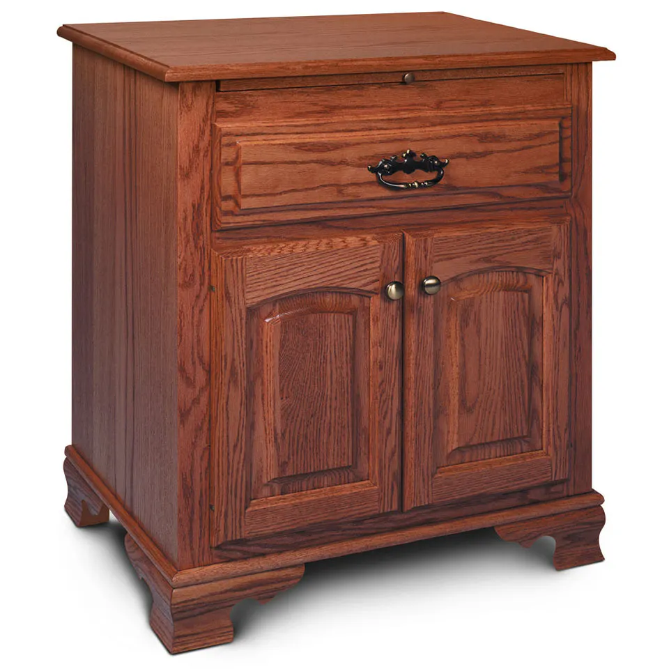 Simply Amish ME3318SNS Classic Deluxe Nightstand with Doors