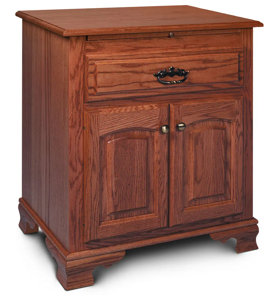 Simply Amish ME3318SNS Classic Deluxe Nightstand with Doors Simply Amish ME3318SNS Classic Deluxe Nightstand with Doors