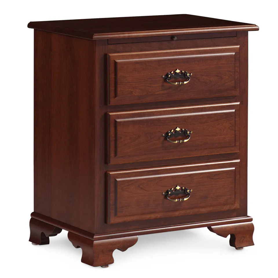 Simply Amish ME3319SBC Classic Deluxe Nightstand with Drawers