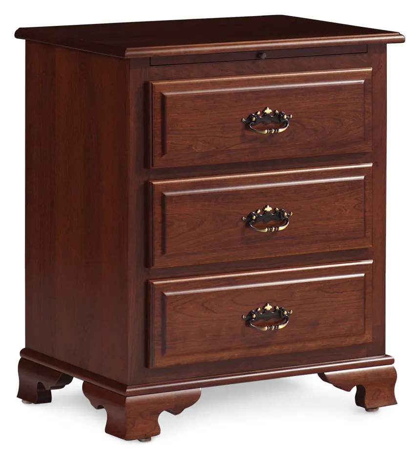 Simply Amish ME3319SBC Classic Deluxe Nightstand with Drawers Simply Amish ME3319SBC Classic Deluxe Nightstand with Drawers