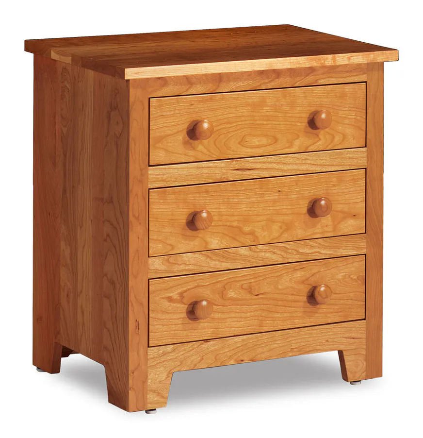 Simply Amish ME819BC Shaker Nightstand with Drawers Simply Amish ME819BC Shaker Nightstand with Drawers