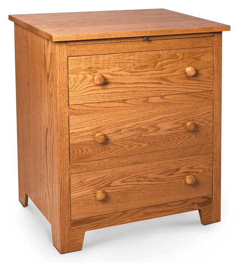 Simply Amish ME8819SBC Shaker Deluxe Nightstand with Drawers Simply Amish ME8819SBC Shaker Deluxe Nightstand with Drawers