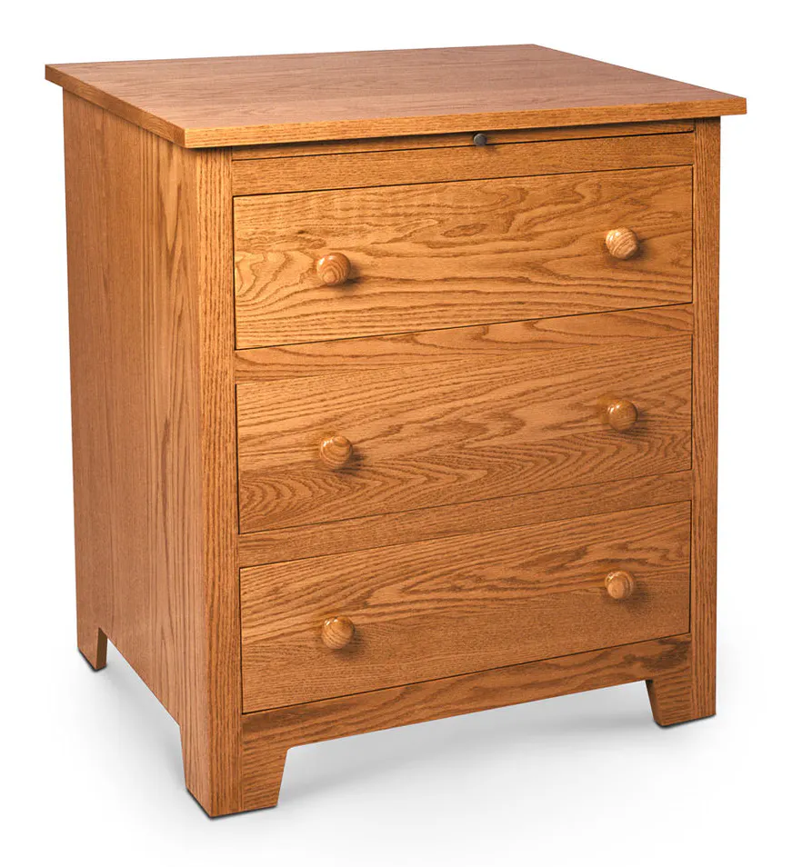 Simply Amish ME8819SBC Shaker Deluxe Nightstand with Drawers Simply Amish ME8819SBC Shaker Deluxe Nightstand with Drawers
