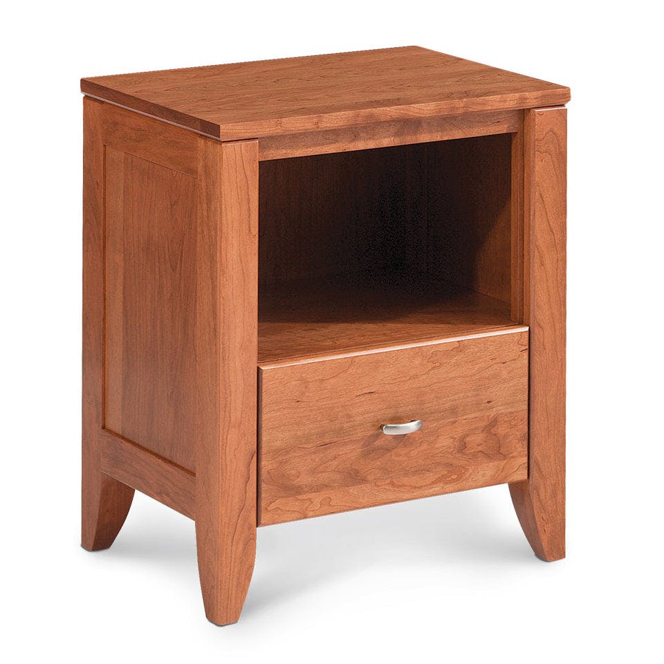 Simply Amish MEJ05NS Justine Nightstand with Opening