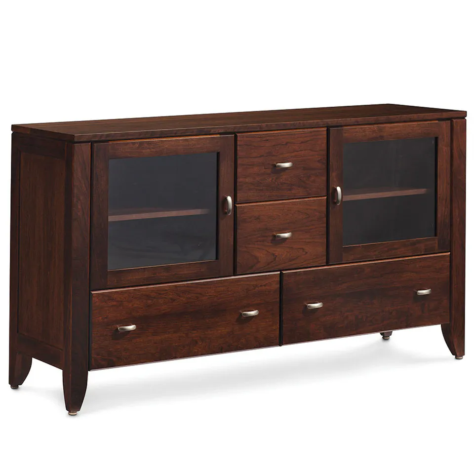 Simply Amish LEJUS-A03E Justine TV Stand, 72″