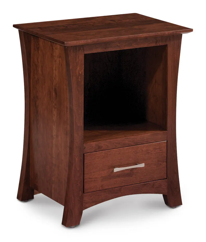 Simply Amish MEL05NS Loft Nightstand with Opening Simply Amish MEL05NS Loft Nightstand with Opening