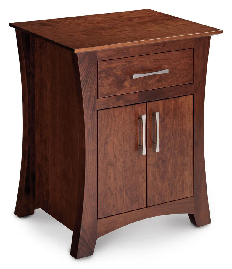 Simply Amish MEL18SNS Loft Nightstand with Doors, Deluxe Simply Amish MEL18SNS Loft Nightstand with Doors, Deluxe