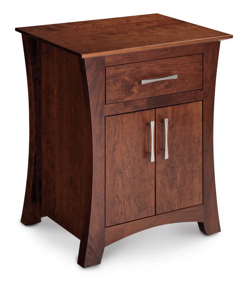 Simply Amish MEL18SNS Loft Nightstand with Doors, Deluxe Simply Amish MEL18SNS Loft Nightstand with Doors, Deluxe