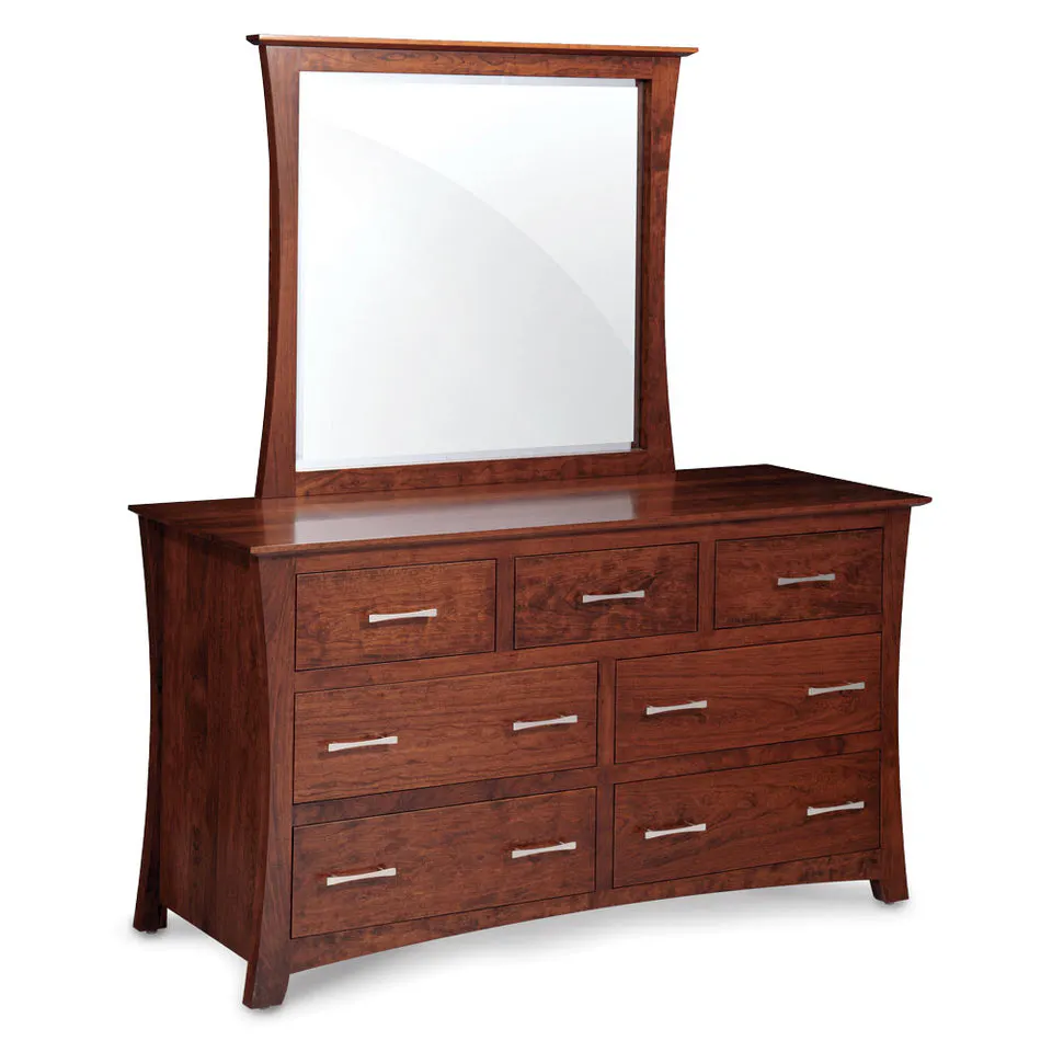 Simply Amish MEL716D-70 Loft 7-Drawer Dresser, 70″