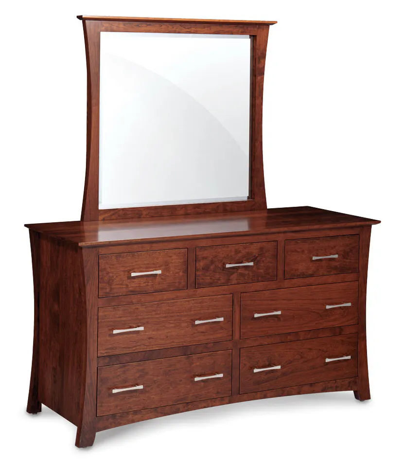 Simply Amish MEL716D Loft 7-Drawer Dresser, 60" Simply Amish MEL716D Loft 7-Drawer Dresser, 60"