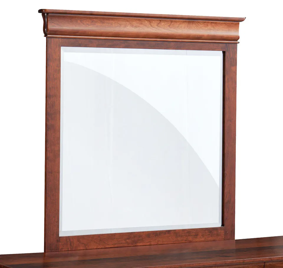 Simply Amish MELP30-L Louis Philippe Dresser Mirror, 50" Simply Amish MELP30-L Louis Philippe Dresser Mirror, 50"