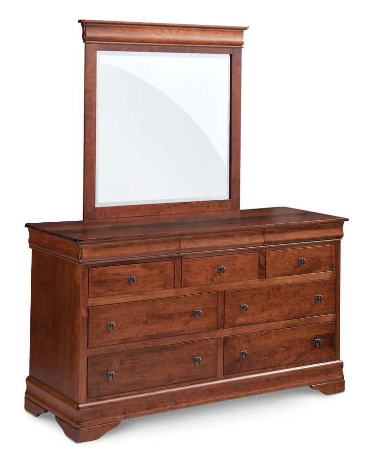 Simply Amish MELP716D-70 Louis Philippe 7-Drawer Dresser, 72" Simply Amish MELP716D-70 Louis Philippe 7-Drawer Dresser, 72"
