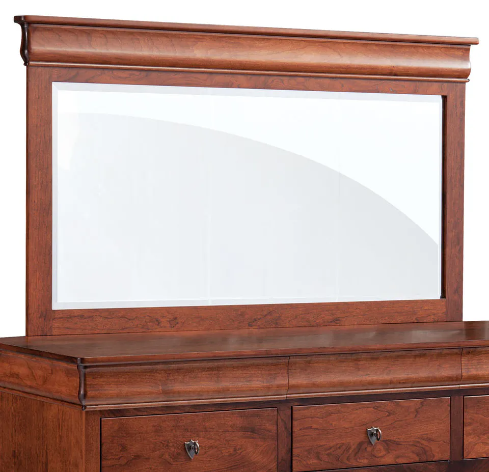Simply Amish MELPLBM Louis Philippe Bureau Mirror, 64" Simply Amish MELPLBM Louis Philippe Bureau Mirror, 64"