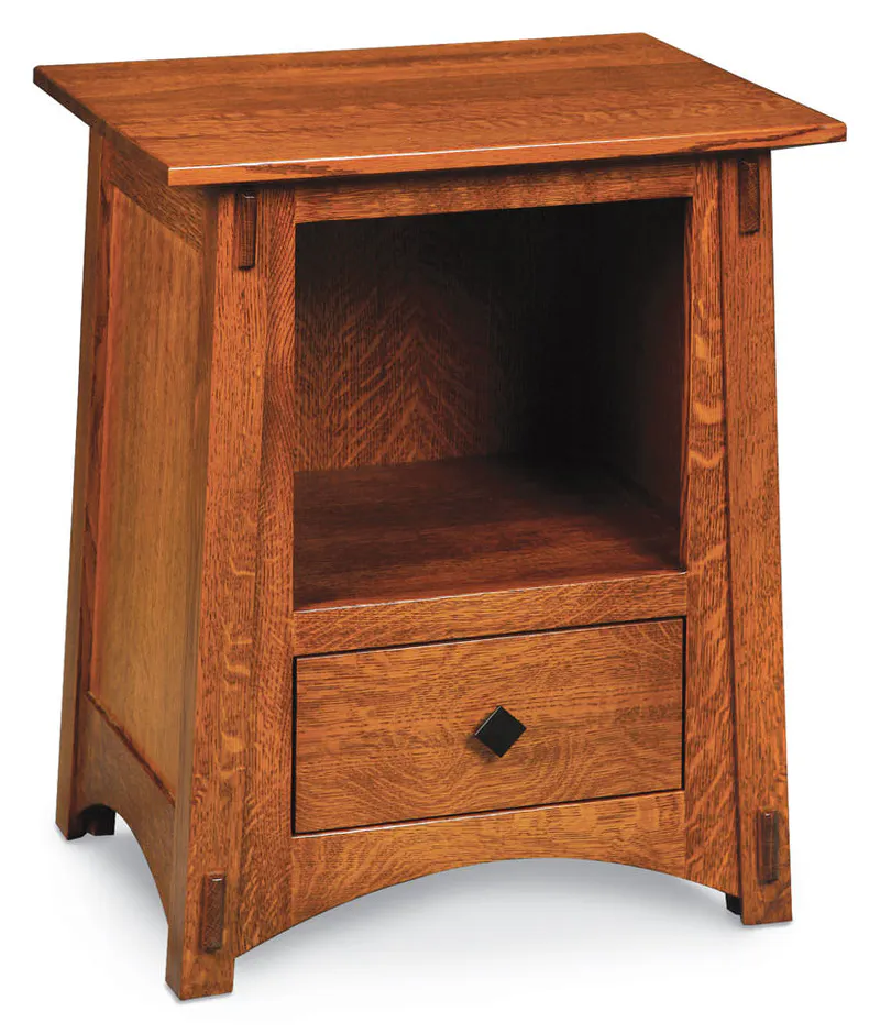 Simply Amish MEM05NS McCoy Nightstand with Opening Simply Amish MEM05NS McCoy Nightstand with Opening
