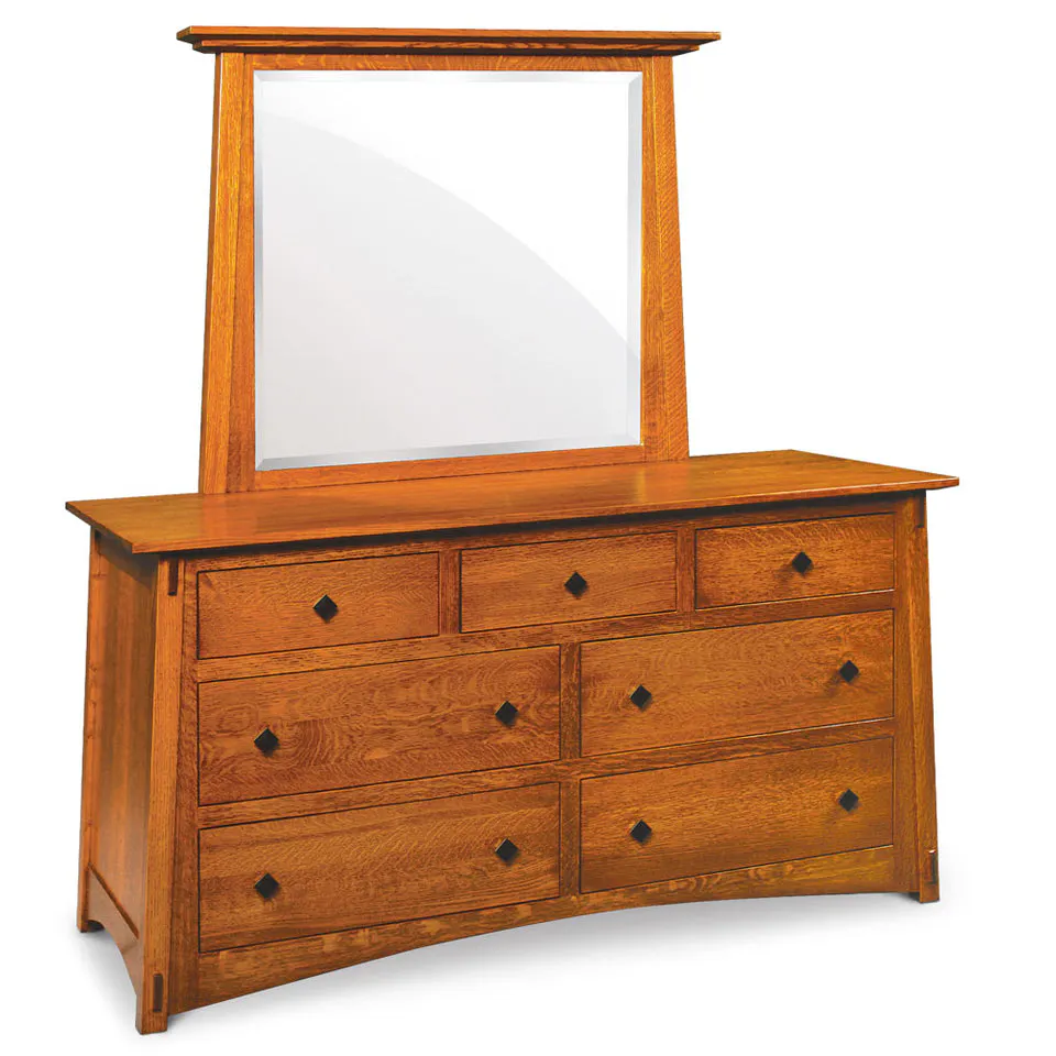 Simply Amish MEM167D-72 McCoy 7-Drawers Dresser, 72″