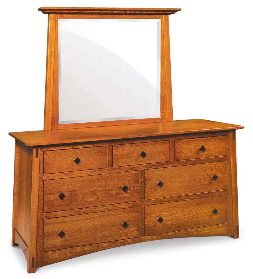 Simply Amish MEM167D-72 McCoy 7-Drawers Dresser, 72" Simply Amish MEM167D-72 McCoy 7-Drawers Dresser, 72"