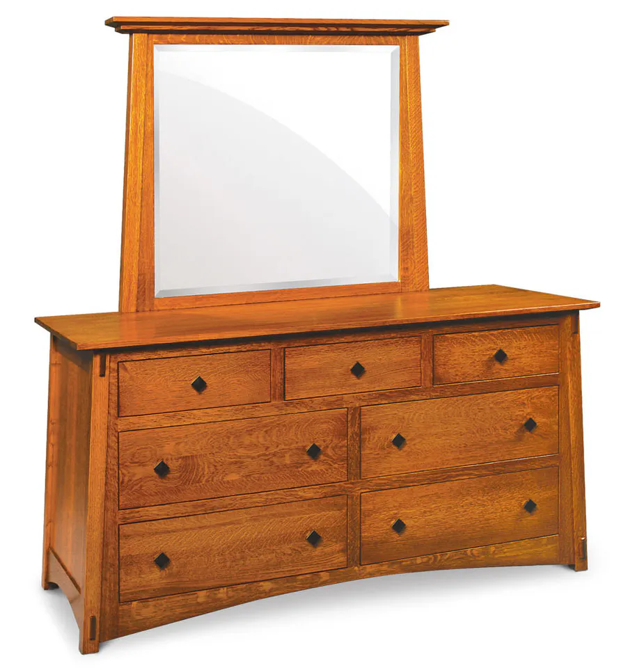 Simply Amish MEM167D-72 McCoy 7-Drawers Dresser, 72" Simply Amish MEM167D-72 McCoy 7-Drawers Dresser, 72"