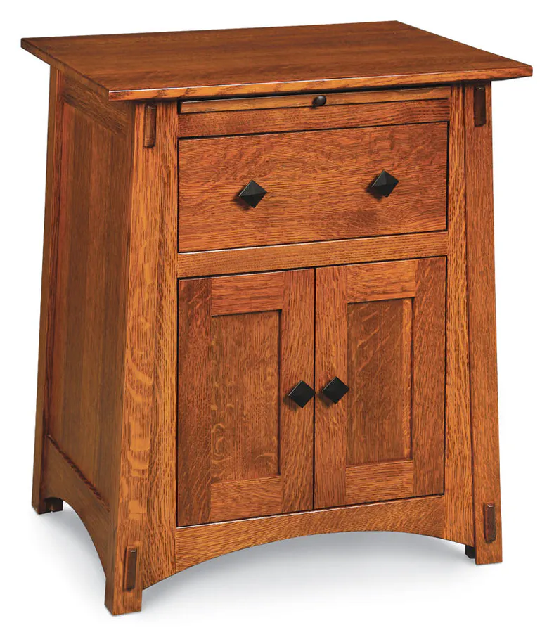 Simply Amish MEM18DNS McCoy Deluxe Nightstand with Doors Simply Amish MEM18DNS McCoy Deluxe Nightstand with Doors