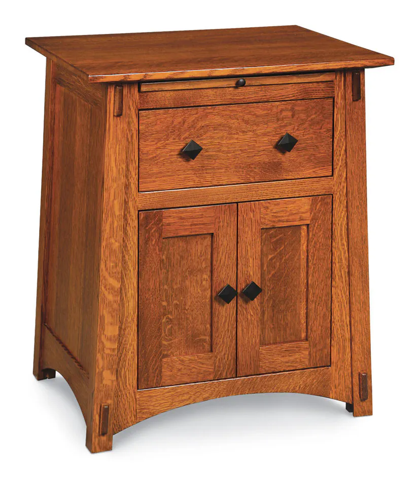 Simply Amish MEM18DNS McCoy Deluxe Nightstand with Doors Simply Amish MEM18DNS McCoy Deluxe Nightstand with Doors