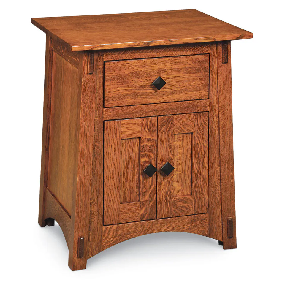 Simply Amish MEM18NS McCoy Nightstand with Doors