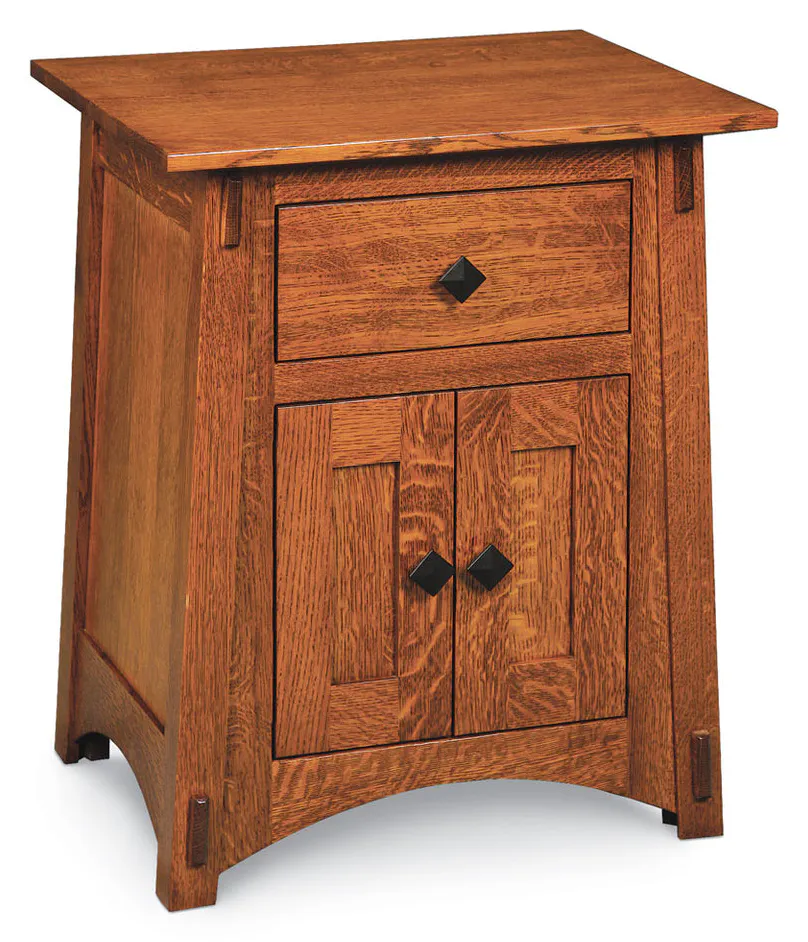 Simply Amish MEM18NS McCoy Nightstand with Doors Simply Amish MEM18NS McCoy Nightstand with Doors