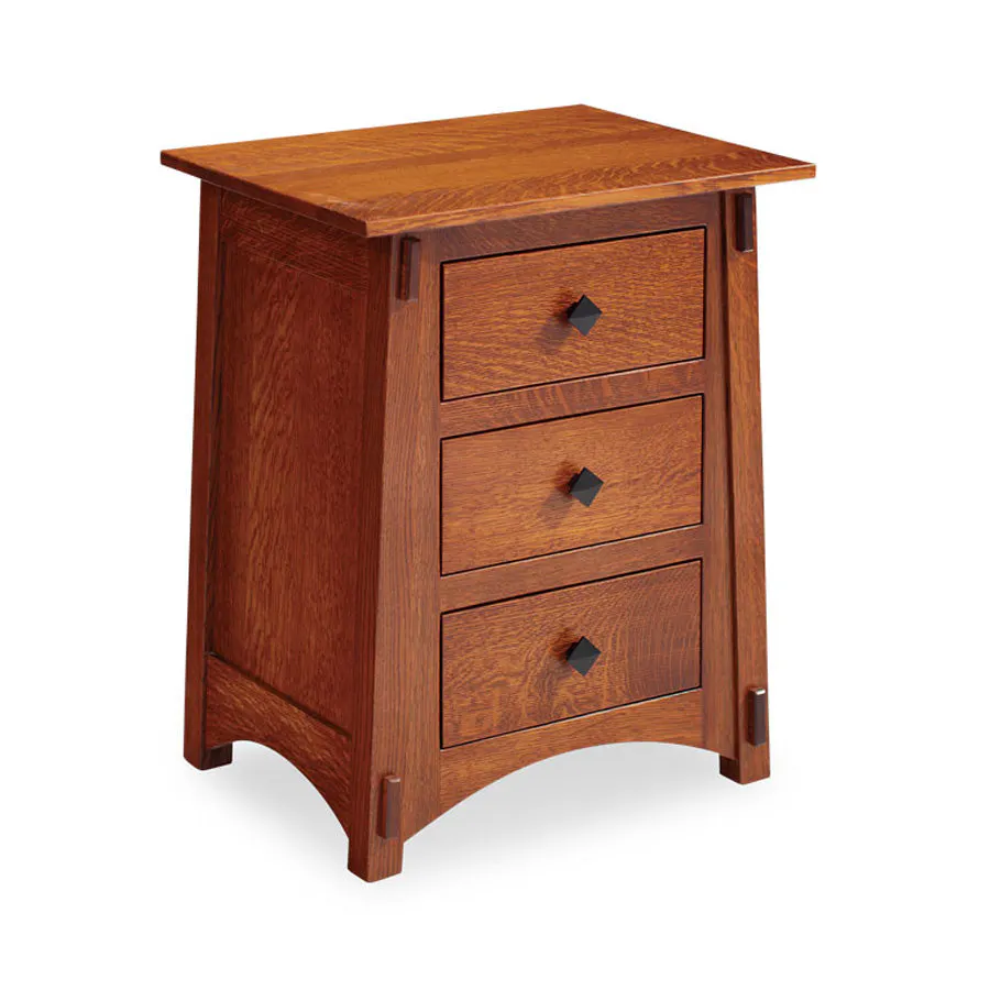 Simply Amish MEM19BC McCoy Nightstand with Drawers
