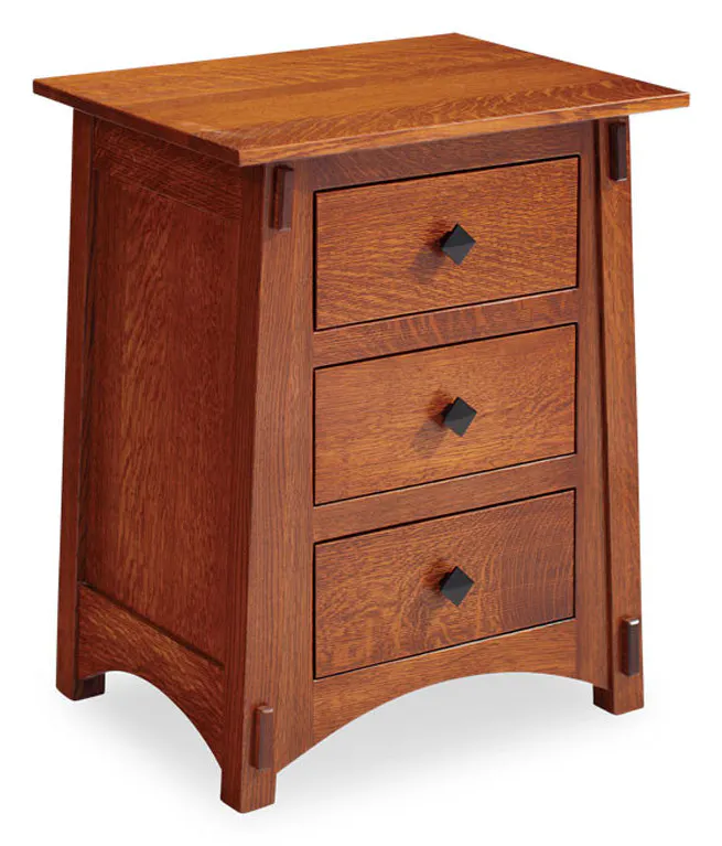 Simply Amish MEM19BC McCoy Nightstand with Drawers Simply Amish MEM19BC McCoy Nightstand with Drawers
