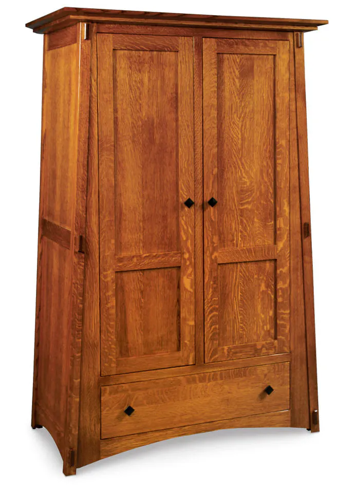 Simply Amish MEM32WR McCoy Wardrobe Simply Amish MEM32WR McCoy Wardrobe