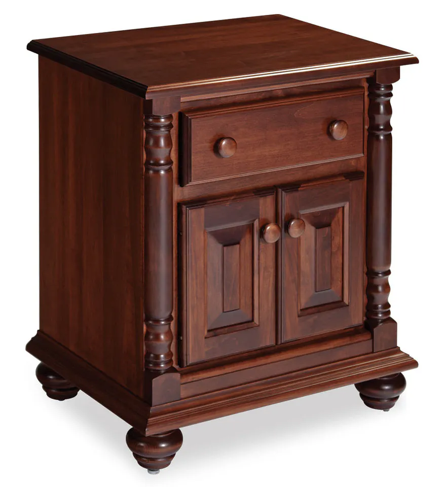 Simply Amish MES18NS Savannah Nightstand with Doors Simply Amish MES18NS Savannah Nightstand with Doors