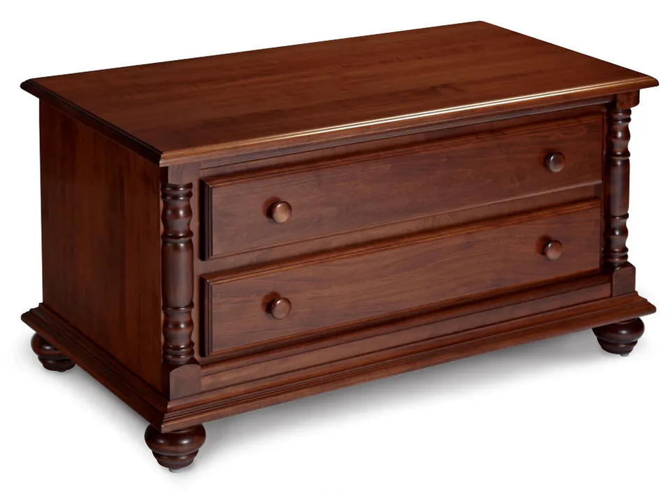 Simply Amish MES37BC-W Savannah Blanket Chest with False Fronts Simply Amish MES37BC-W Savannah Blanket Chest with False Fronts