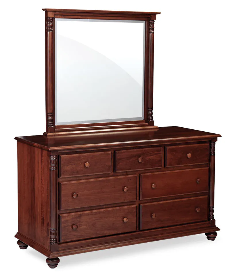 Simply Amish MES716D-70 Savannah 7-Drawer Dresser, 70" Simply Amish MES716D-70 Savannah 7-Drawer Dresser, 70"