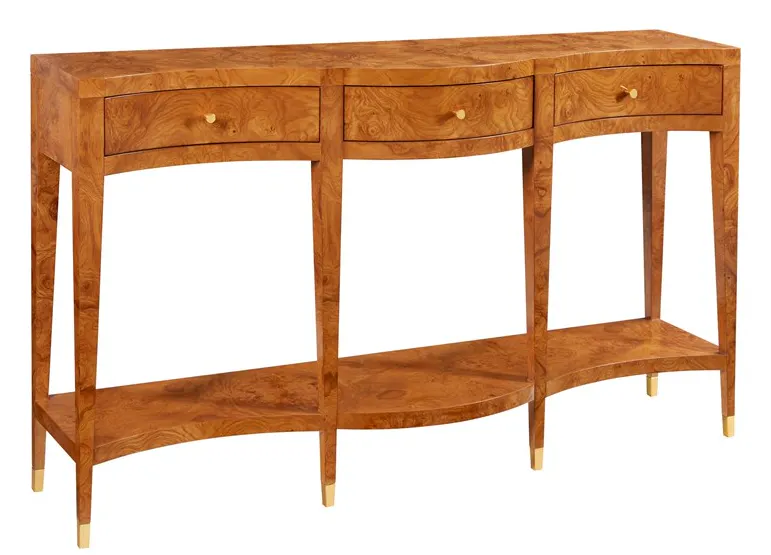 Modern History MH1006F02 Serpentine Console Olive Ashe Modern History MH1006F02 Serpentine Console Olive Ashe