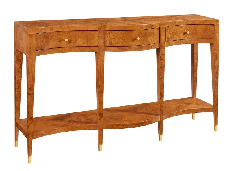 Modern History MH1006F02 Serpentine Console Olive Ashe Modern History MH1006F02 Serpentine Console Olive Ashe