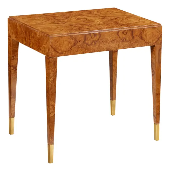 Modern History MH1070F02 Selena End Table Olive Ashe Burl Modern History MH1070F02 Selena End Table Olive Ashe Burl