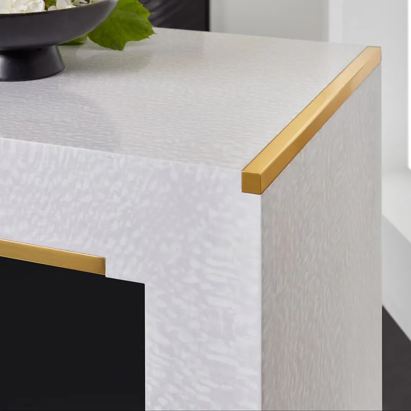 Modern History MH1188F02 Large Mirage Console White Lacewood Modern History MH1188F02 Large Mirage Console White Lacewood