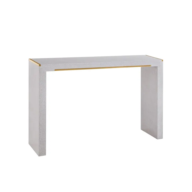 Modern History MH1187F02 Small Mirage Console White Lacewood