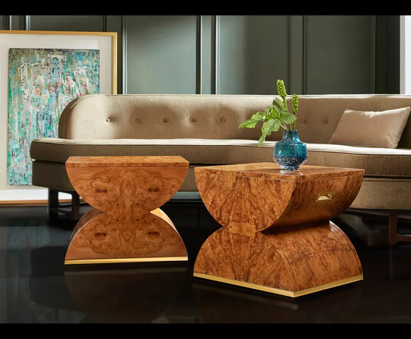 Modern History MH1190F01 Geometric Stool Olive Ashe Modern History MH1190F01 Geometric Stool Olive Ashe