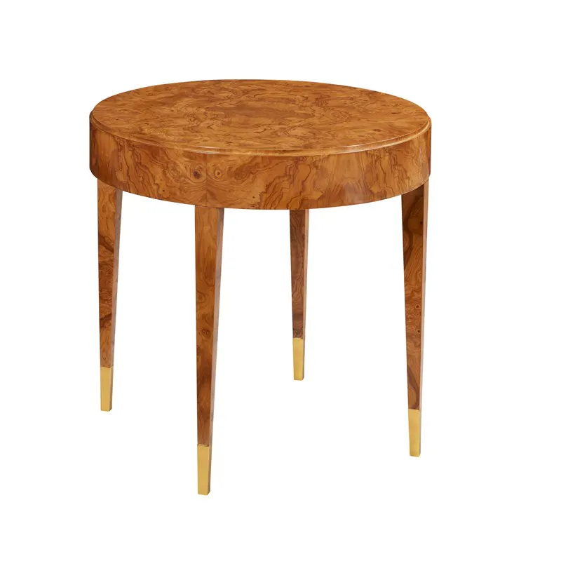Modern History MH1200F02 Salena Round End Table Olive Ashe