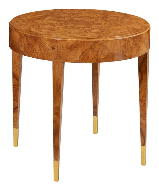Modern History MH1200F02 Salena Round End Table Olive Ashe Modern History MH1200F02 Salena Round End Table Olive Ashe