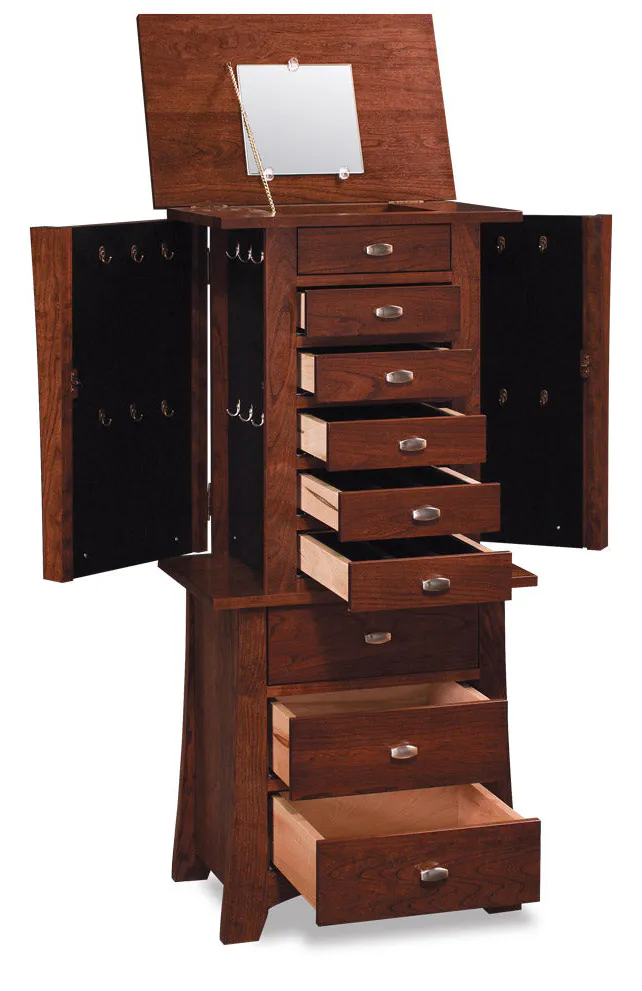 Simply Amish MSLJA Loft Jewelry Armoire Simply Amish MSLJA Loft Jewelry Armoire