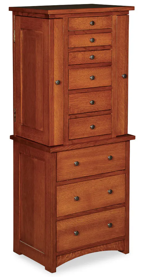 Simply Amish MSPMJA Prairie Mission Jewelry Armoire Simply Amish MSPMJA Prairie Mission Jewelry Armoire